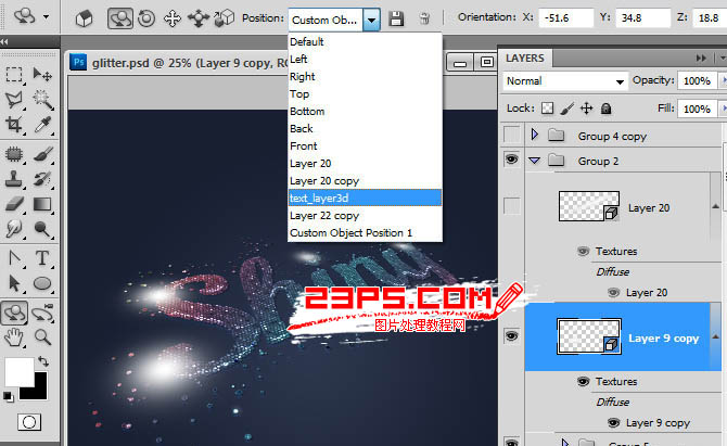 Photoshop制作非常绚丽的彩块透视字教程 电脑 PhotoShop 第43张 Photoshop制作非常绚丽的彩块透视字教程 电脑 PhotoShop 第43张